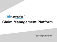 Broschure CARNEADES Claim Management Platform
